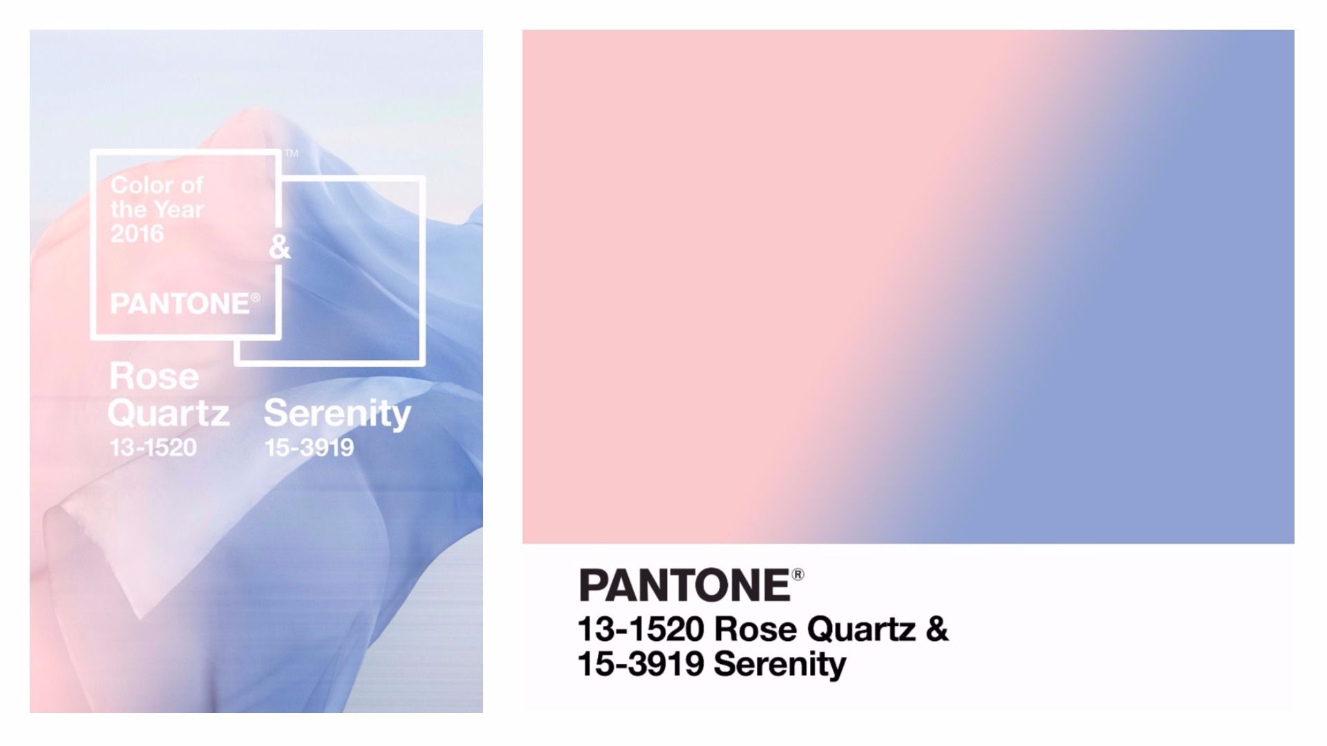 2016: Rose Quartz and Serenity
